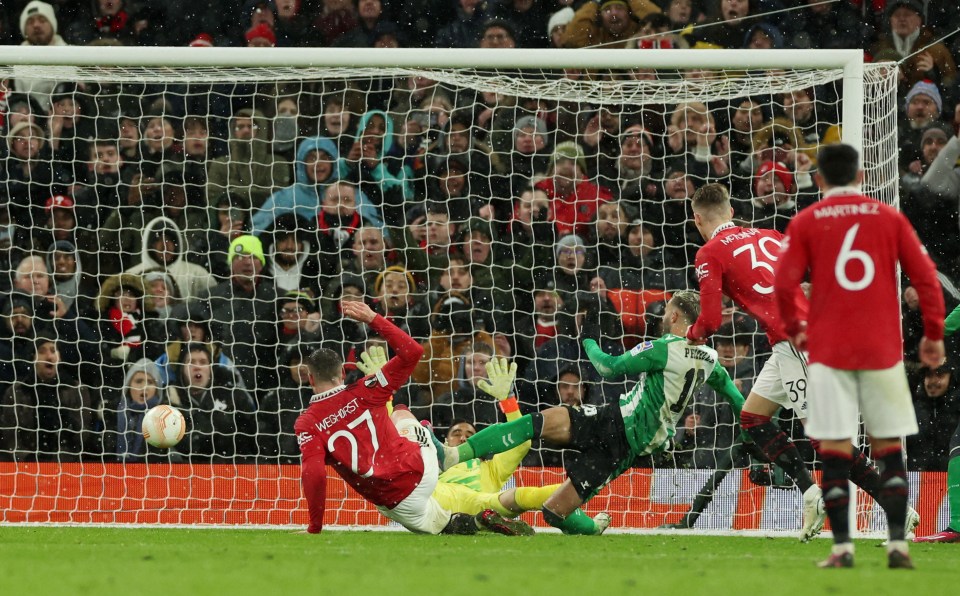 Weghorst finished clinically to finish off the scoring and possibly the tie too as United go to Spain for the Europa League last-16 second leg with a 4-1 lead