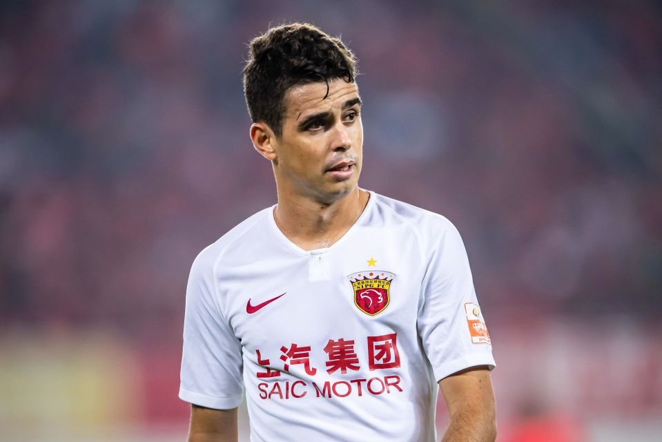 Oscar left Chelsea for China in 2017