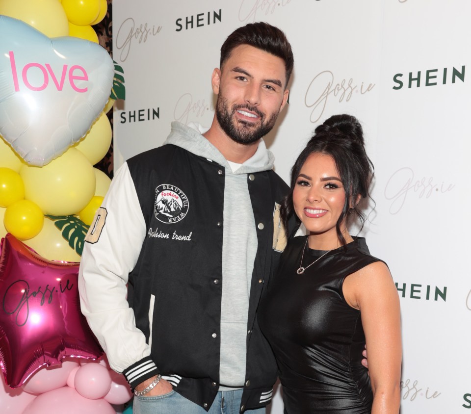 Former Love Island Stars Liam Reardon and Paige Thorne shared a hug on a joint trip to Ireland