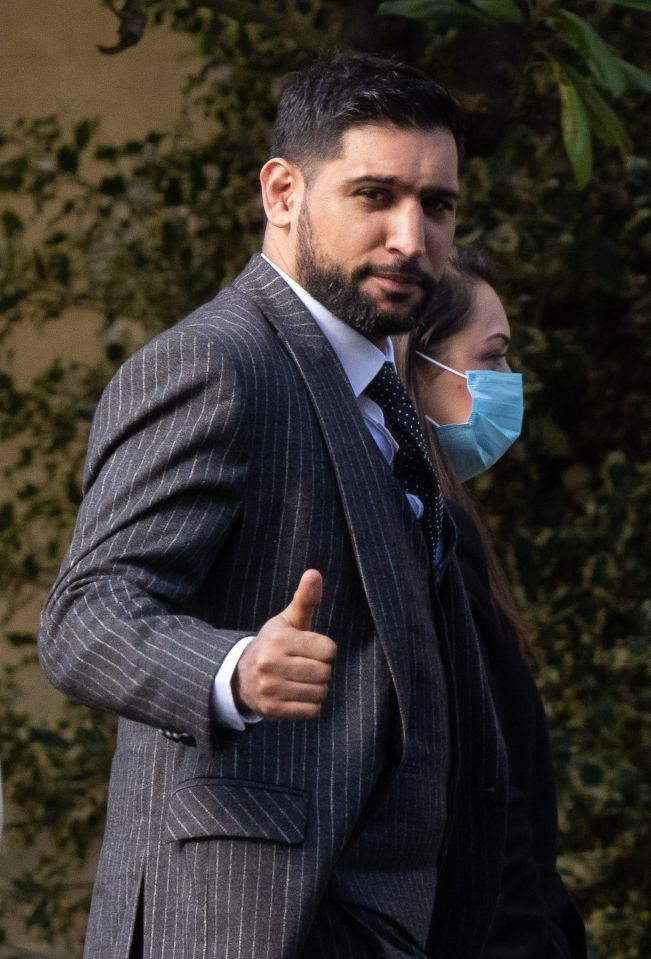 Amir Khan told a court he was scared after being robbed by masked raiders