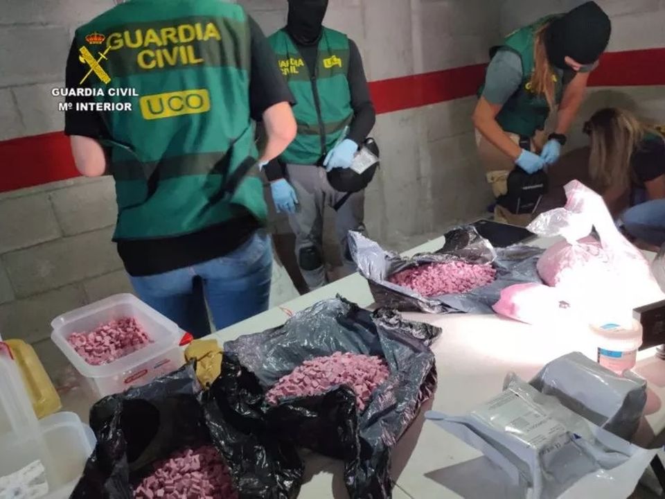 In Ibiza cops busted a 'mainly British' narcotics gang dealing in pink cocaine