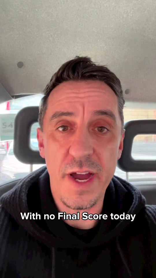 Gary Neville fired a cheeky joke video at Liverpool