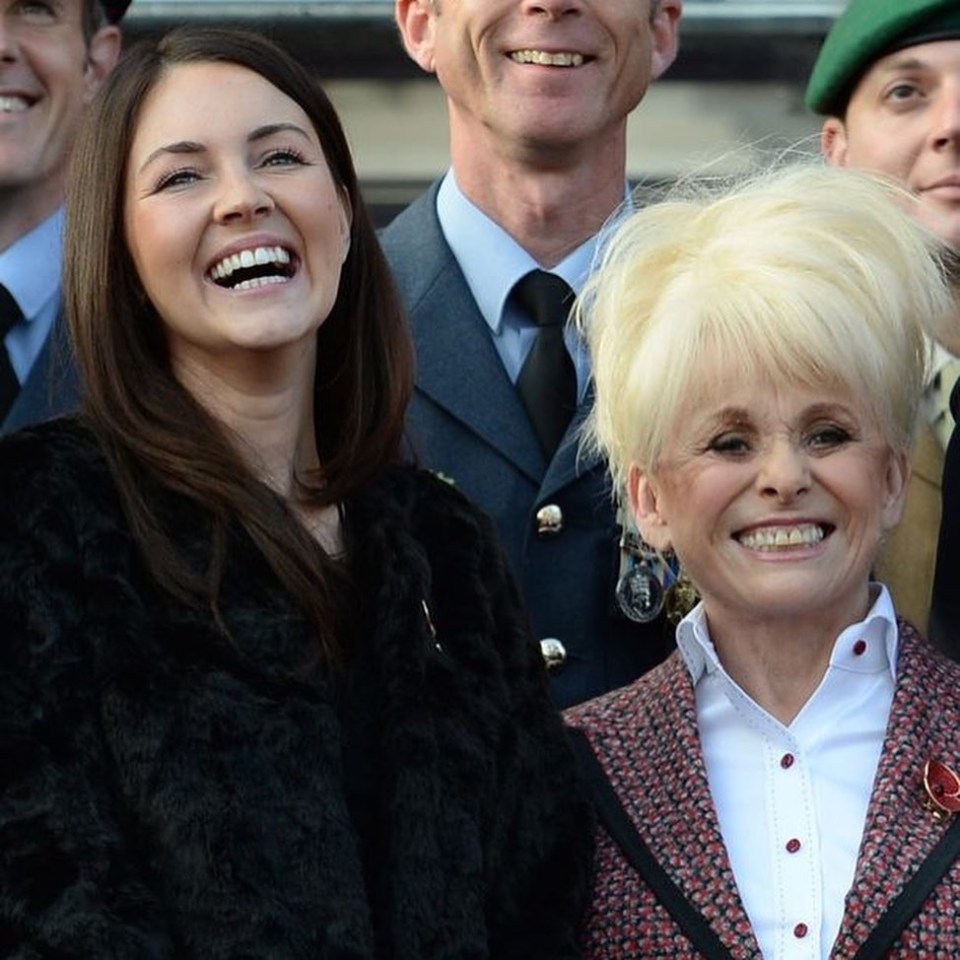 Lacey also revealed how Barbara Windsor is still a huge part of the show – Lacey with Albert Square legend Dame Barbara, who died in 2020