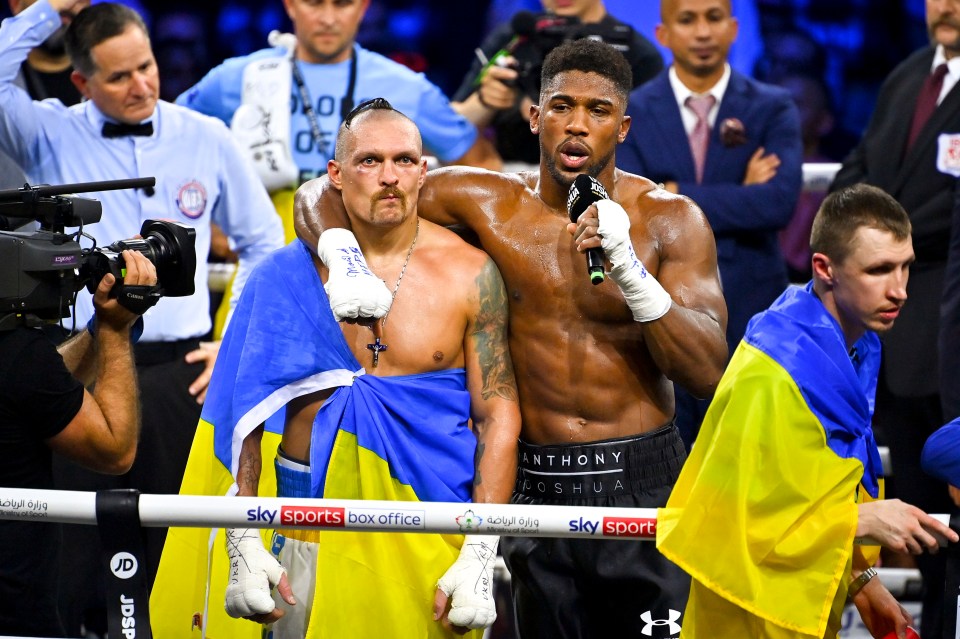 Joshua is on the comeback trail after losing his last two bouts to Oleksandr Usyk