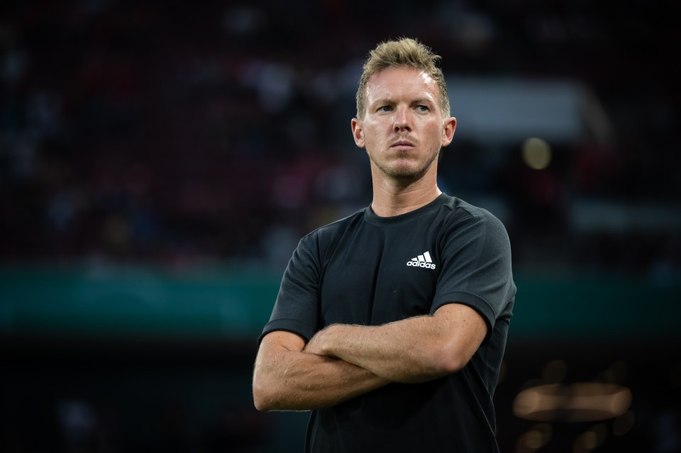 Julian Nagelsmann is linked with the Spurs job