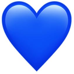 The blue emoji is a beloved symbol for texters