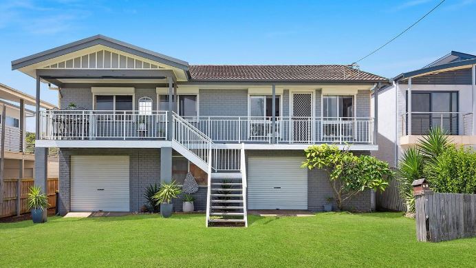 The two storey house is for sale