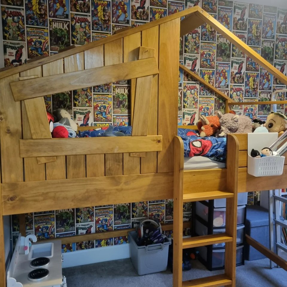 The savvy mum transformed her son's bedroom for £6 using bargains from B&M