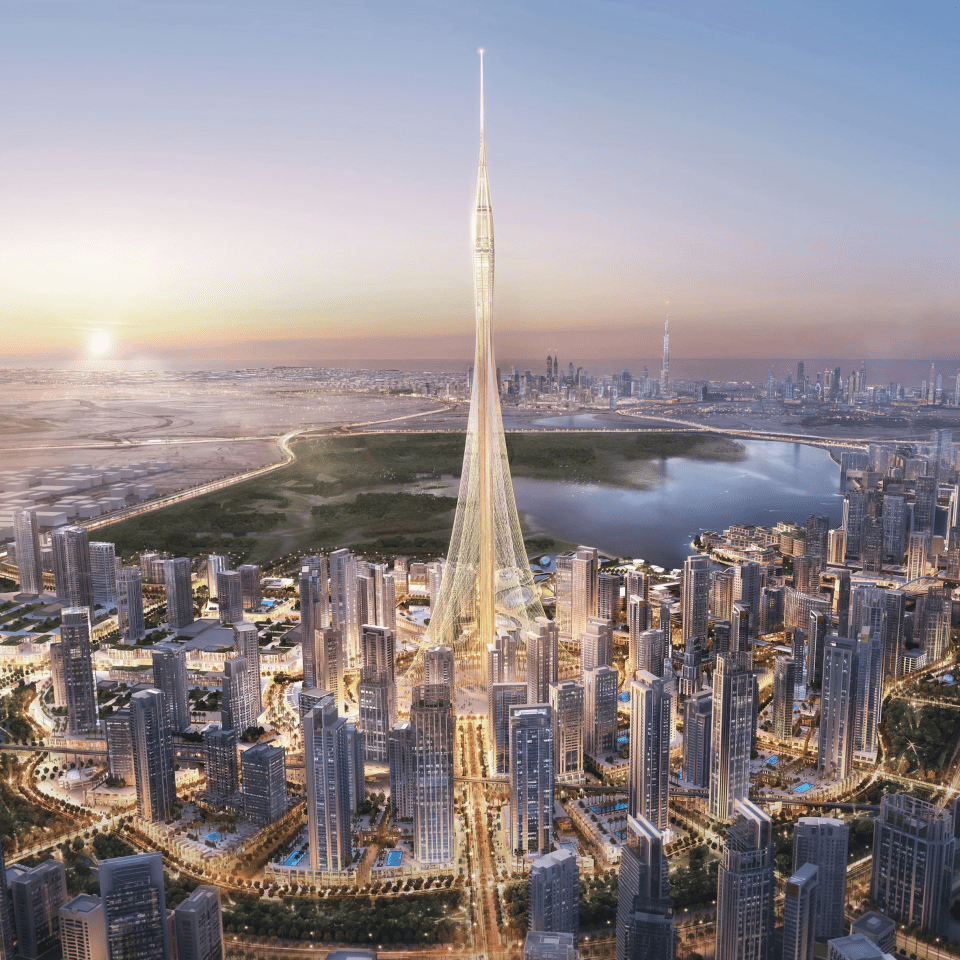 Dubai Creek Tower will loom over the city's skyline