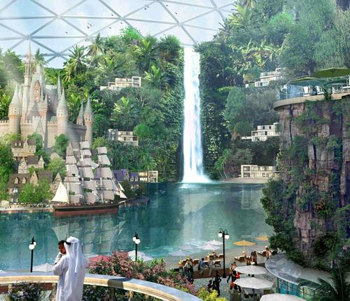 It will include a massive indoor theme park