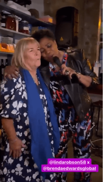 Linda Robson celebrated her birthday with her Loose Women pals including Brenda Edwards