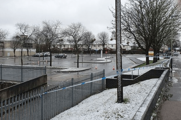 The horror attack unfolded outside a leisure centre in Cheltenham