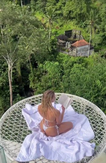 The reality star has been sharing snaps from her travels