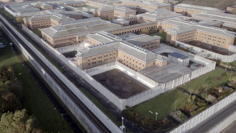 An aerial view of the 'notorious' prison