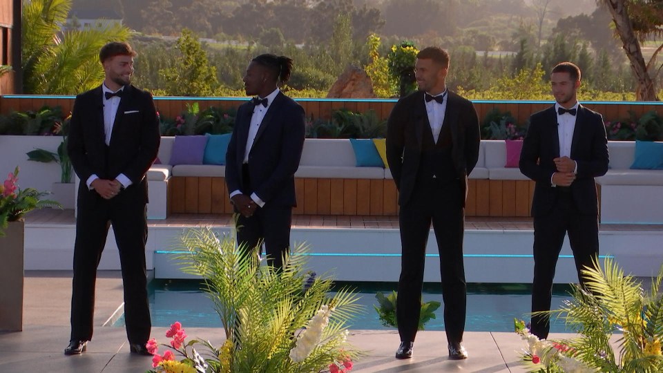 The boys get suited and booted for the Love Island ball