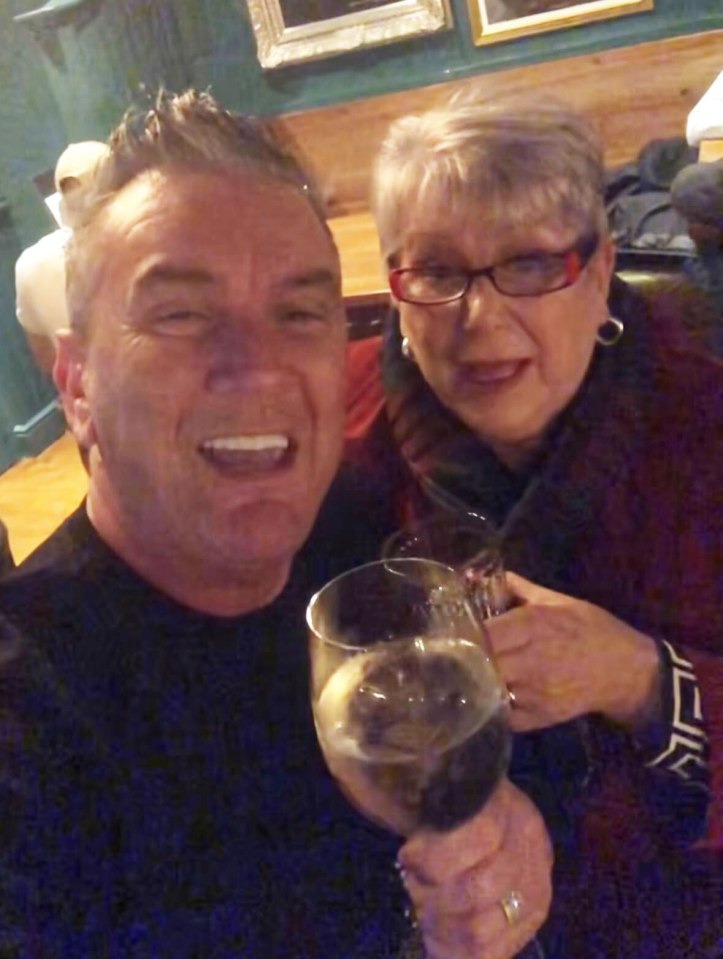 Jenny and Lee celebrated ten years on Gogglebox with a drink