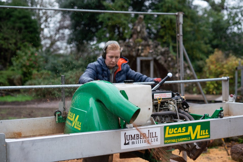 The lumberjack pursued her new passion in 2021 - and hasn't looked back