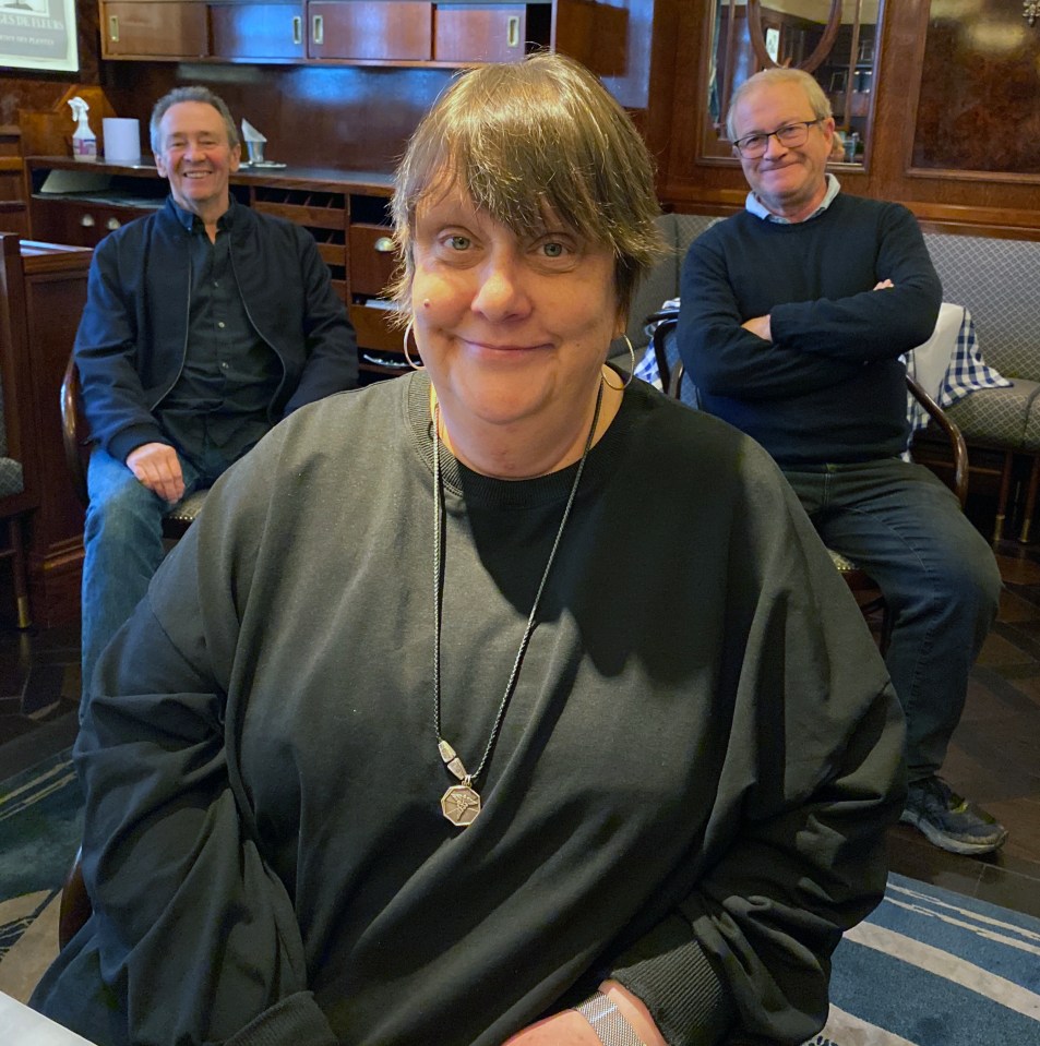  Kathy Burke, seen here with Paul Whitehouse and Harry Enfield