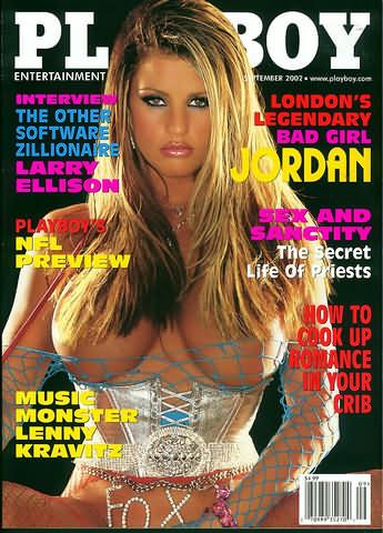 Katie Price appeared topless in 2002