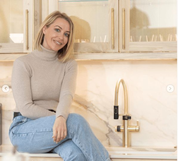 She’s revealed she’s now a brand ambassador for kitchen tap and sinks company Blanco