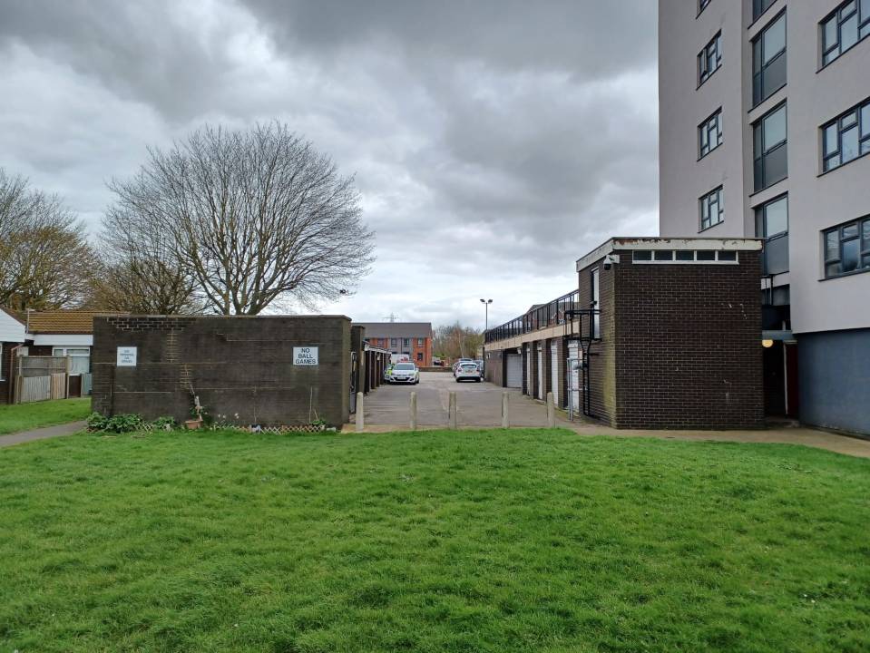 Police at Shuttleworth House in Lincoln as a murder investigation is launched