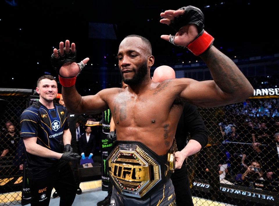 Leon Edwards is the UFC welterweight champion