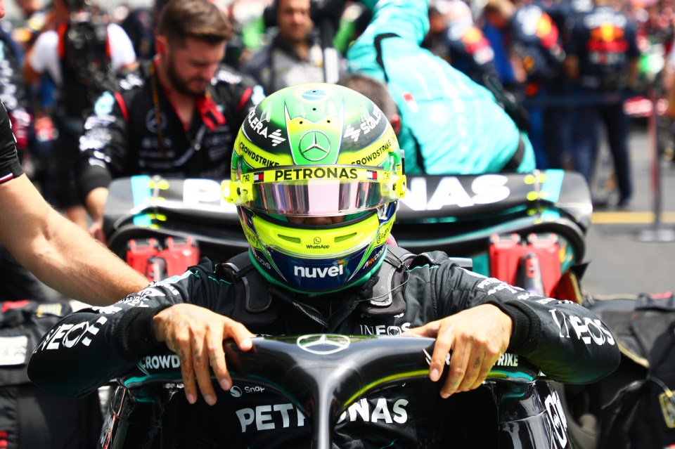 Lewis Hamilton is regularly weighed after he finishes a race