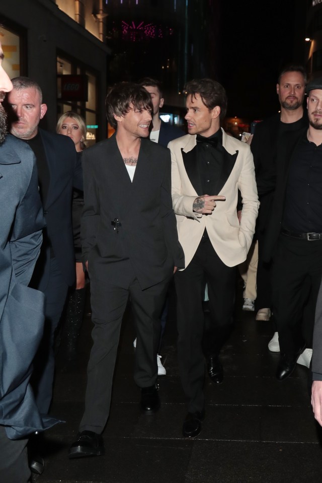 Liam showed off his longer hair-do as he joined Louis Tomlinson at his “All Of Those Voices” UK Premiere at Cineworld Leicester Square