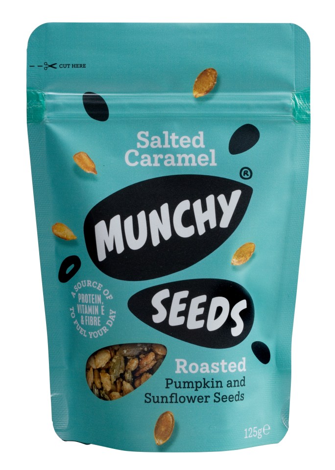 Munchy Seeds in cinnamon and salted caramel flavours are 25 per cent off at Co-op