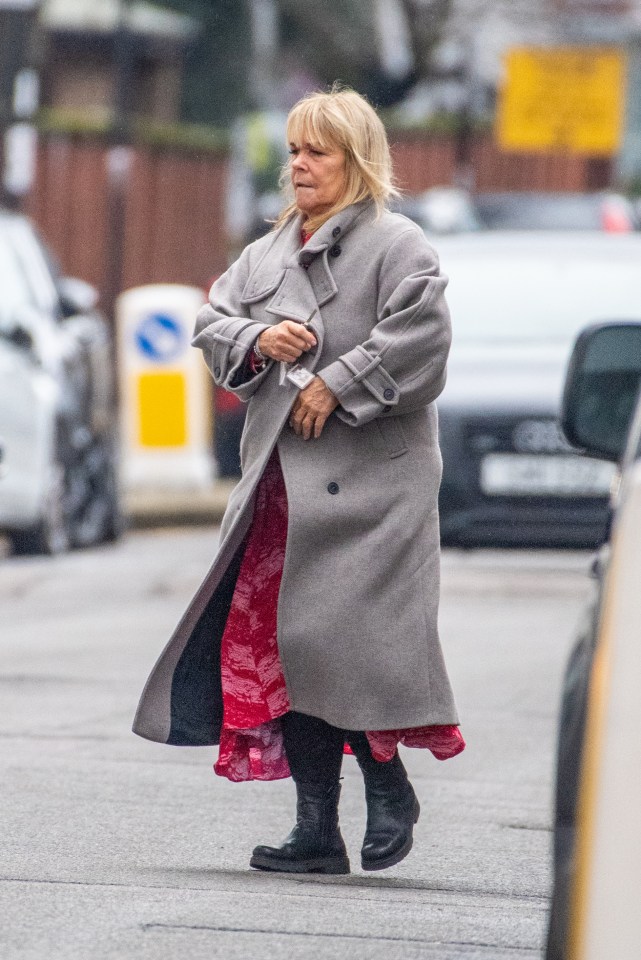 Loose Women’s Linda ­Robson is seen out with no wedding ring after speaking of 'ups and downs' with her husband