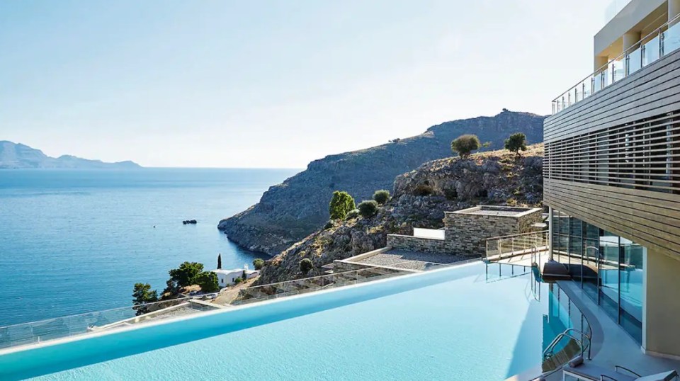 You can book the Greek hotel from £254 a night