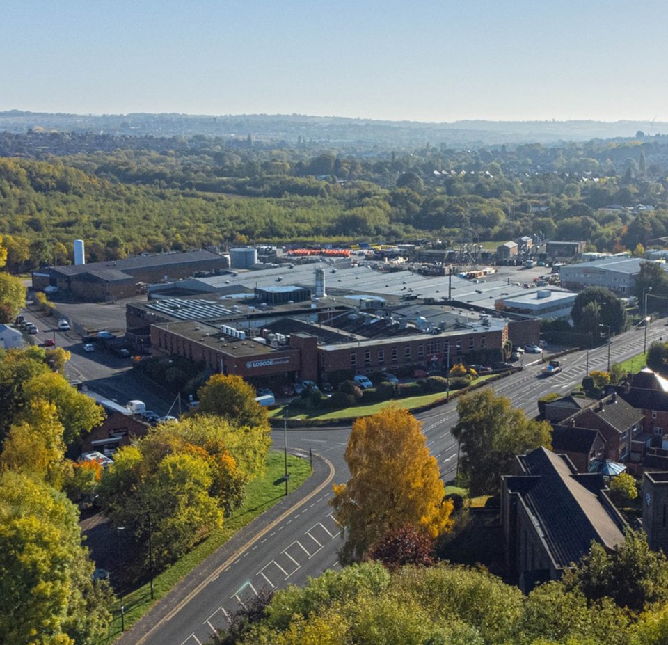 Loscoe Chilled Foods is part of an investigation into claims beef sold as British was imported from South America – pictured its HQ