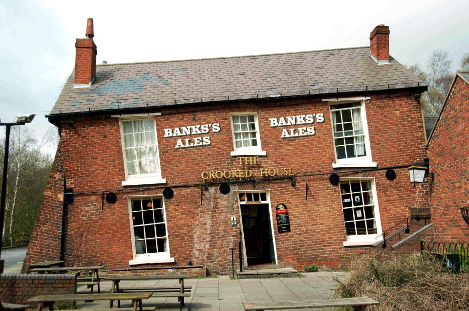 The Crooked House pub in Himley, Staffordshire, is one of the country’s best public house attractions