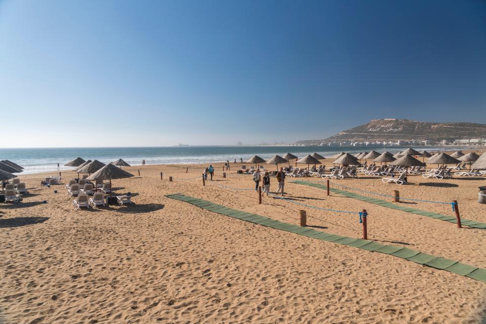 Agadir has miles of sandy beaches with UK flights just £19