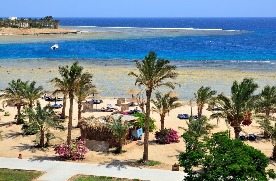 The holiday hotspot is just five hours from the UK, in the south of Egypt