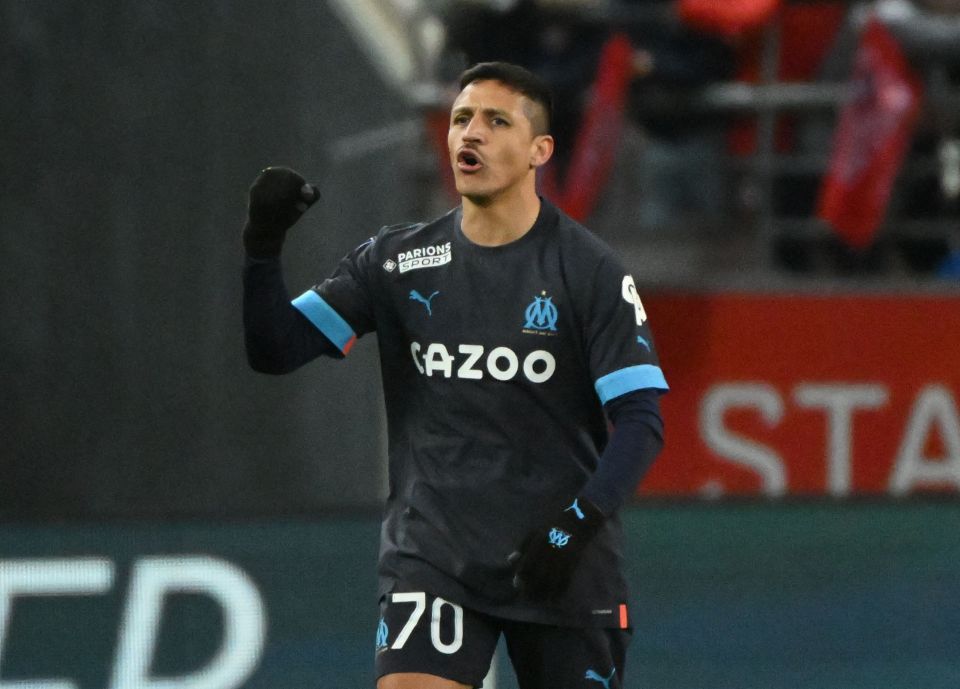 Sanchez scored twice for Marseille vs Reims