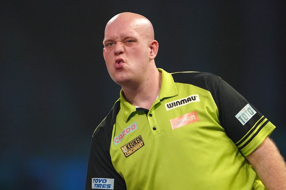 He beat Michael van Gerwen in the final to pocket £110,000