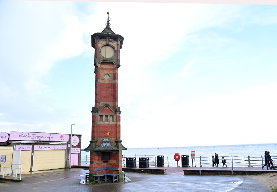 The clock tower featured in The Bay