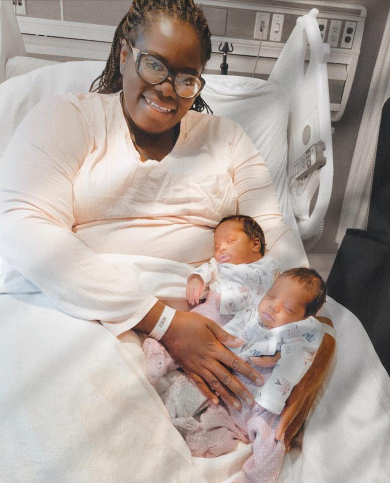 The mum-of-ten had her third back-to-back set of twins, Kenzy and Kenzley, last April