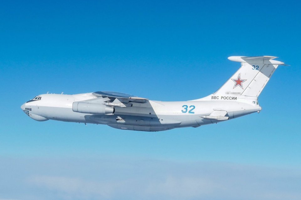 A Russian Il-78 aircraft was intercepted flying close to Estonian airspace