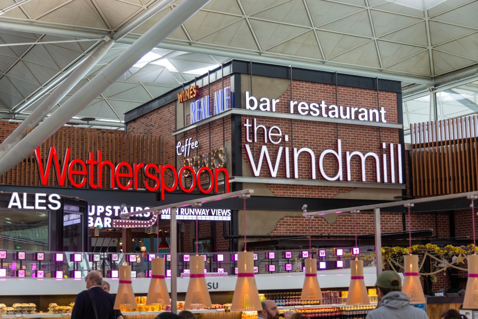 The Windmill in London Stansted was rated as the best airport pub