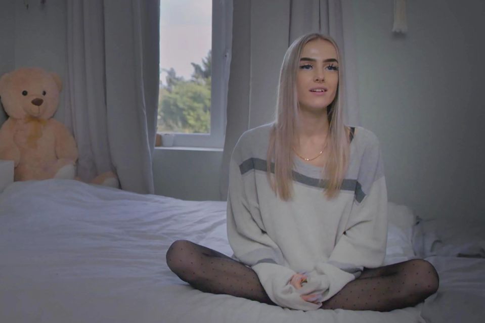 Hannah, 21, is in recovery after a stint in hospital and calls anorexia a 'devil' on her shoulder