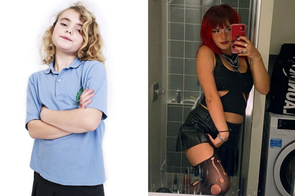 With red hair and numerous tattoos, Ramona is barely recognisable these days