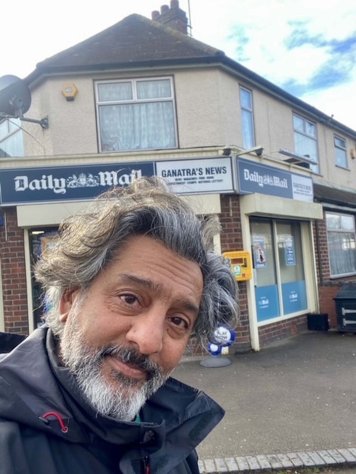 Nitin has helped out at the newsagents since he was a kid