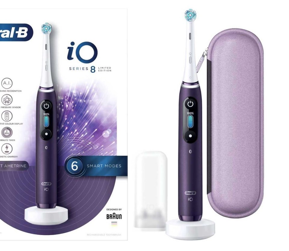 This Oral-B iO8 electric toothbrush is on offer for £170, down from £450, at Boots