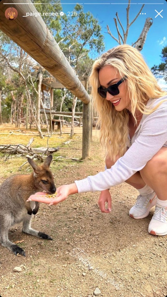 Not that it has stopped her trying new things such as feeding a baby kangaroo