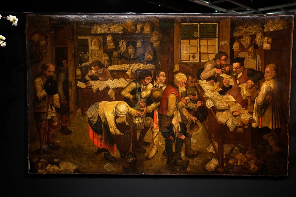 The rare Pieter Brueghel The Younger piece was banished to the back of a door