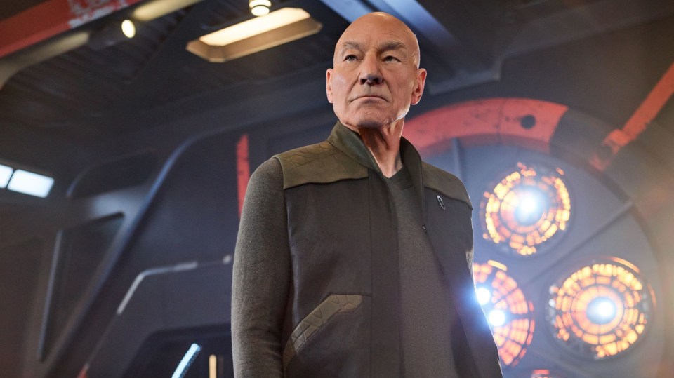 Patrick Stewart as Jean-Luc Picard in Star Trek: Picard.