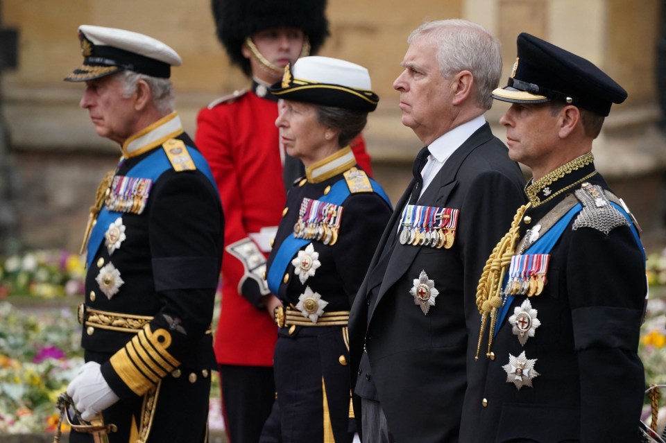 Andrew was told he couldn't wear his military uniform to the Queen's funeral