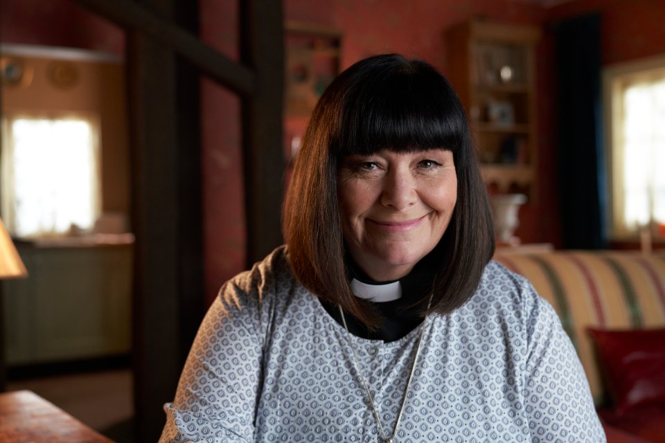 Dawn returned to her Vicar of Dibley role as Geraldine Granger for a special occasion